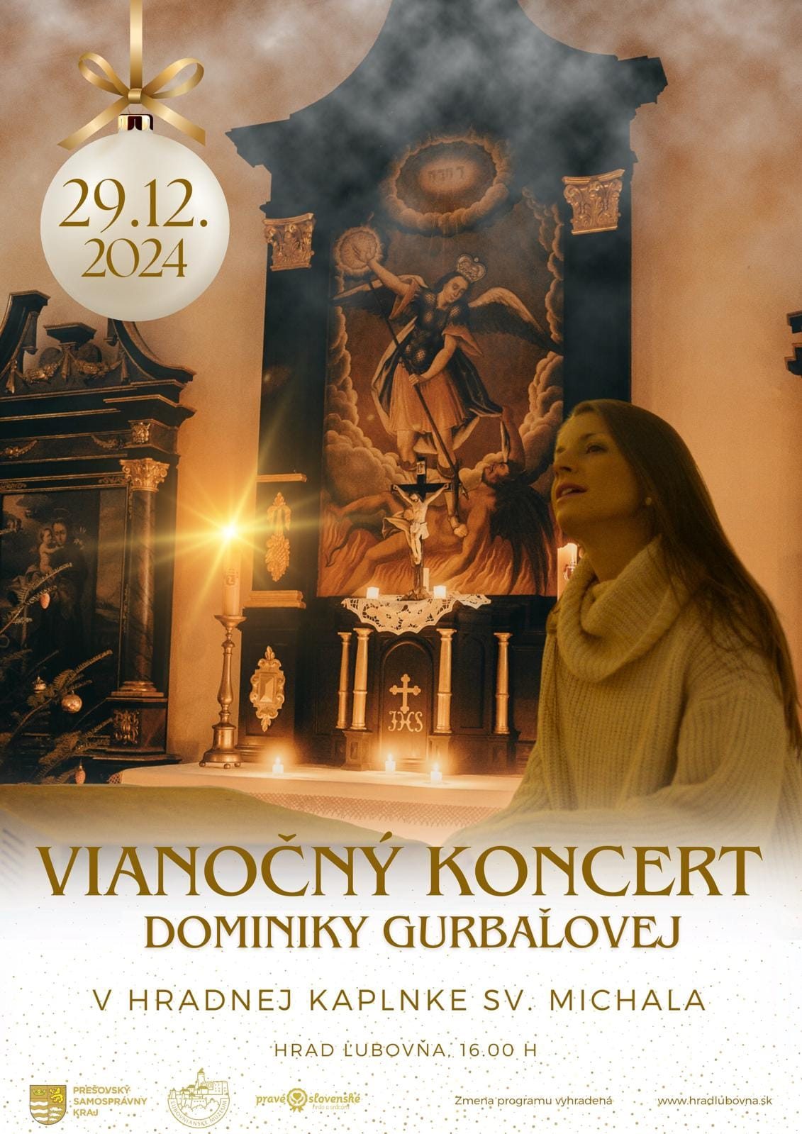 Vianočný koncert Dominiky Gurbaľovej