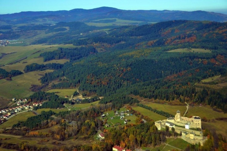 Letecké zábery na Ľubovniansky hrad