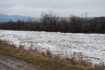 V pondelok 26. januára sa ľadochod, ktorý ohrozoval obyvateľov Chmeľnice, pohol smerom k obci Hromoš.
